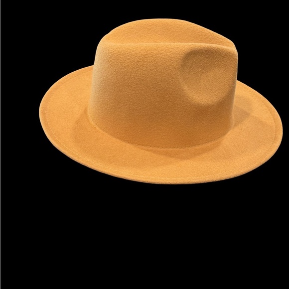 Stylish Tan Fedora Hat with Black Band NWOT - Picture 4 of 5